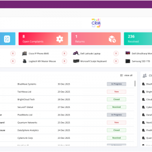 CRM Customers Complaints – Power Apps Template