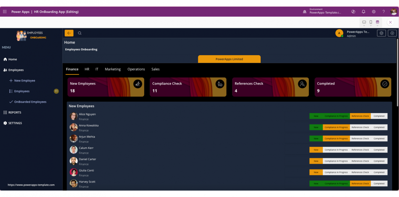 Employees Onboarding Template for Power Apps – Simplify HR Processes