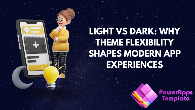 Power Apps Templates Marketplace Light vs Dark Themes
