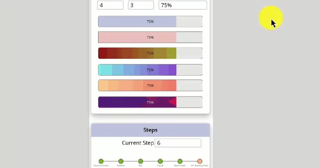 Power Apps Progress Bars & Step Bars