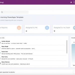 HSE Incident Reporting Power Apps Template